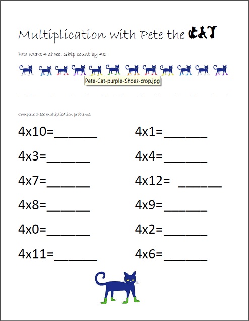 multiplication-by-4s-with-pete-the-cat-homeschool-den