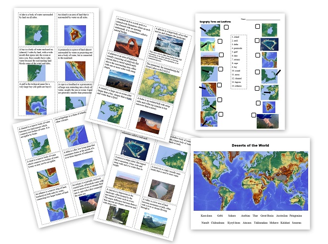 World Facts Packet - Geography Landforms