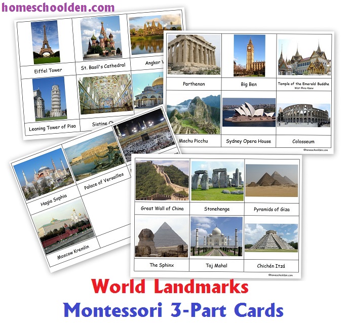famous landmarks around the world worksheets