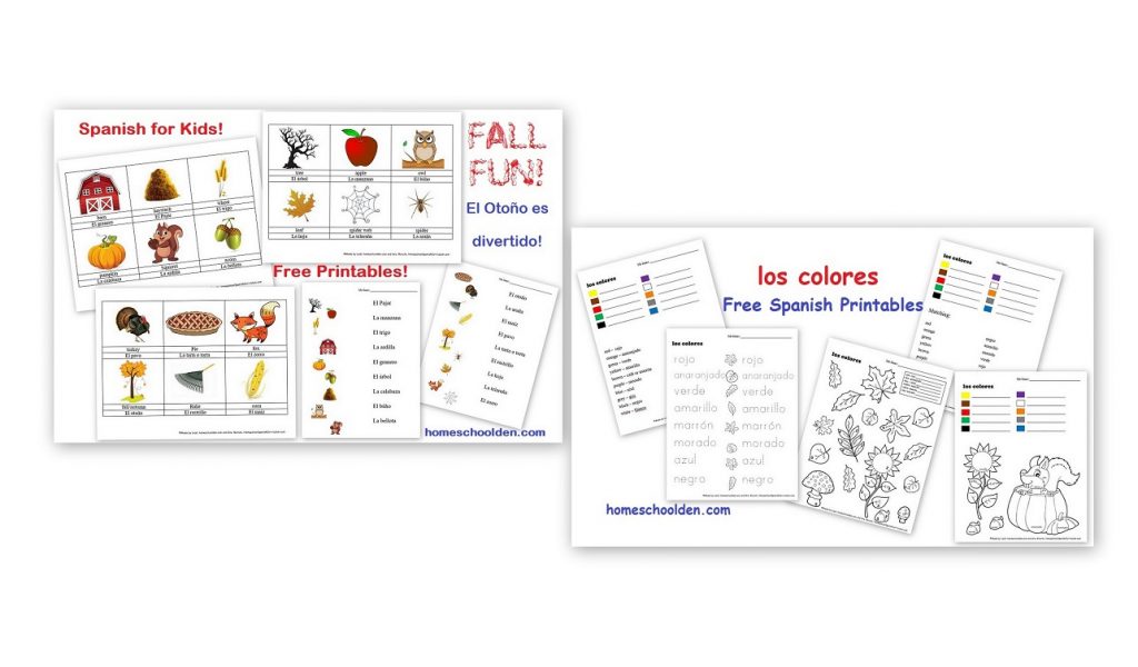 Free printable beginning spanish worksheets
