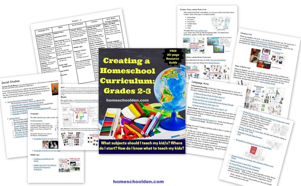 Homeschool Science Curriculum Grade 2-3