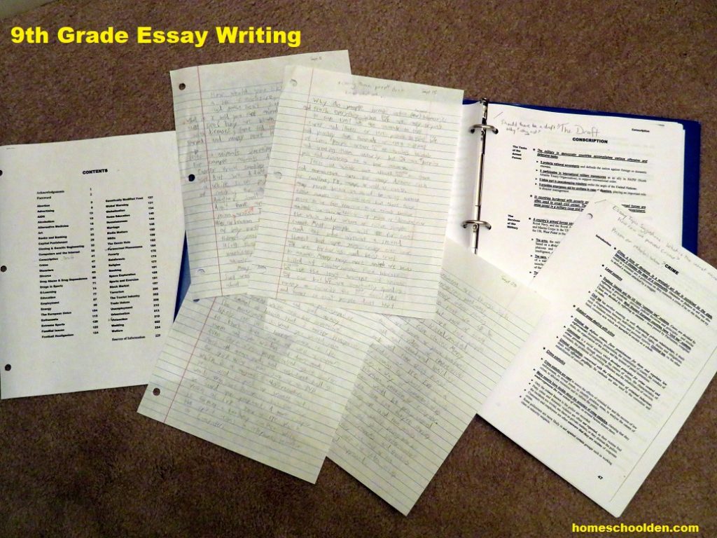 How to write an admission essay 9th grade