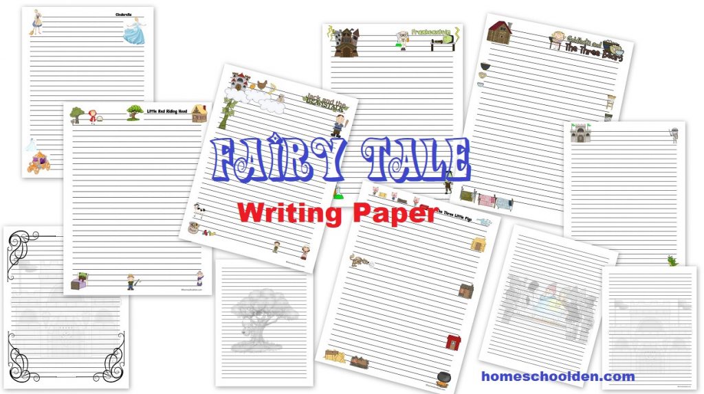 fairy writing paper