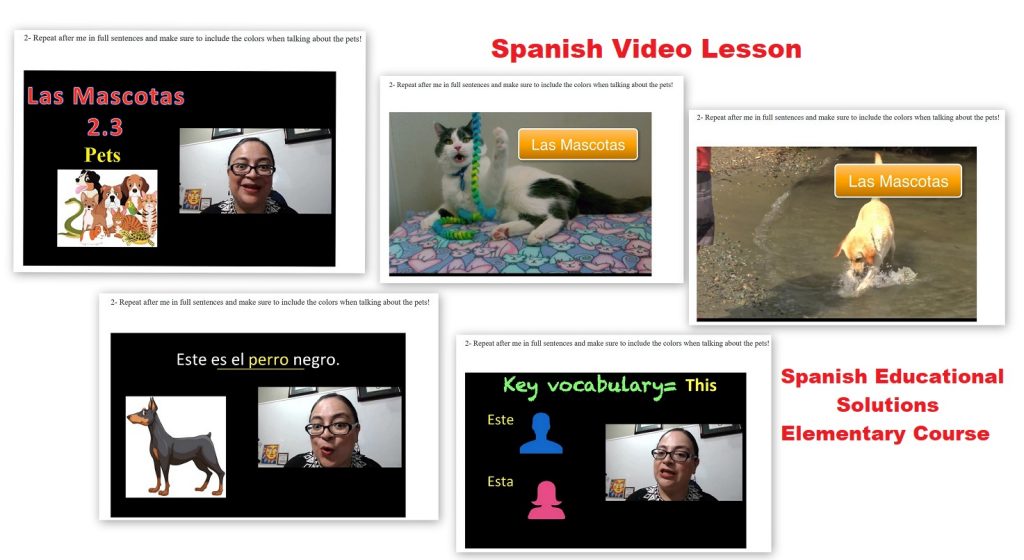 Spanish Video Lesson - Spanish Educational Solutions