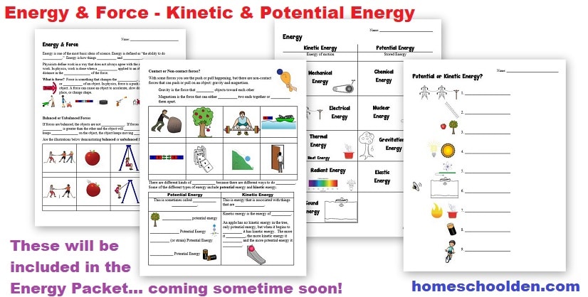 Energy and Force - Kinetic and Potential Energy