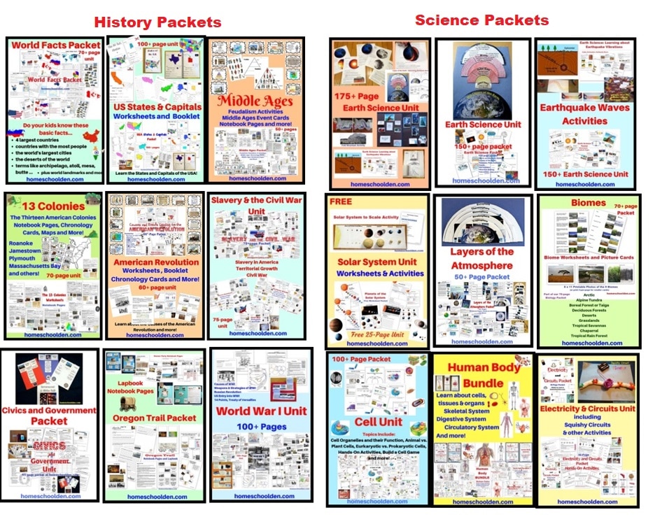 History and Science Units