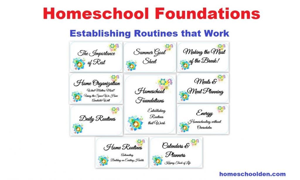 Homeschooling - Establishing Routines that Work