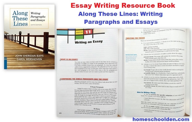 Essay Writing Resource book for homeschoolers