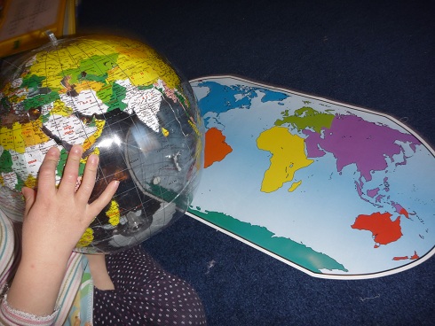 Geography Globe Game