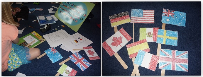 World Flags Geography Activity for Kids