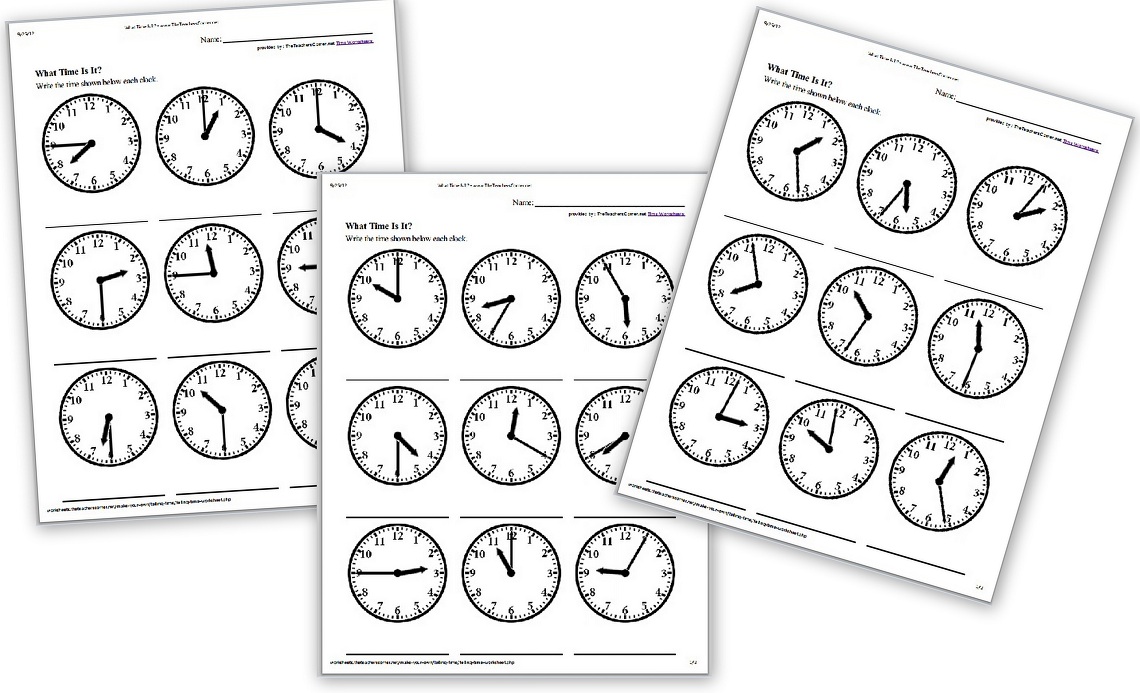 blank clock face worksheet printable