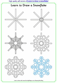 snowflake-drawing