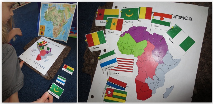 Pin Map of Africa - Geography Activity