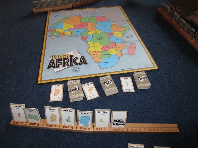 10 Days in Africa -Geography Board Game