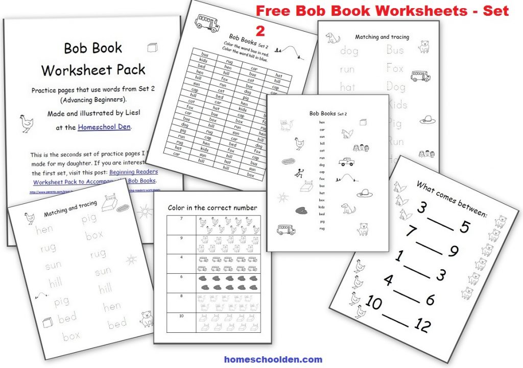 BobBook2-Worksheets-Free