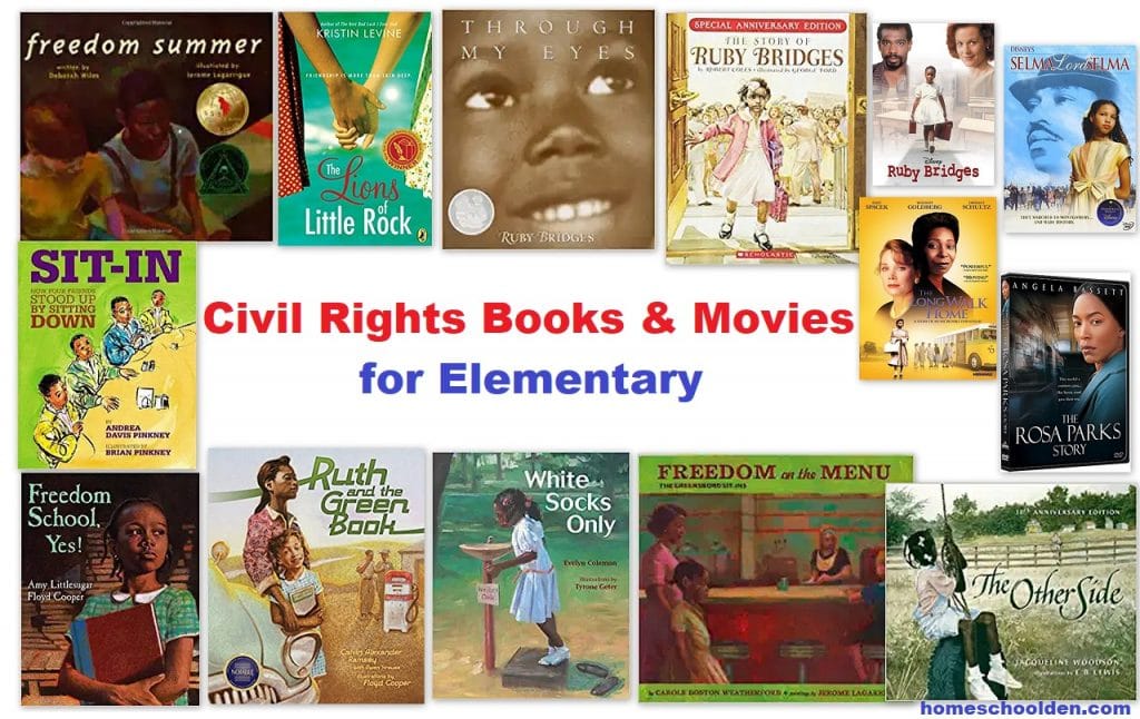 Civil Rights Books and Movies for Elementary Kids