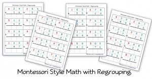 MontessoriStyleMath-withRegrouping