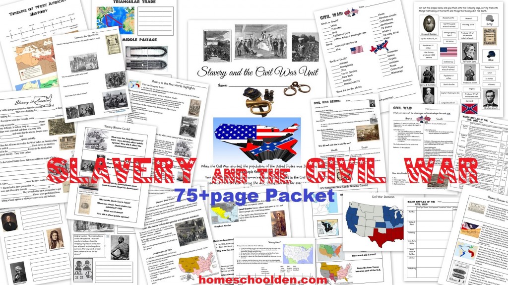 Slavery and the Civil War Packet