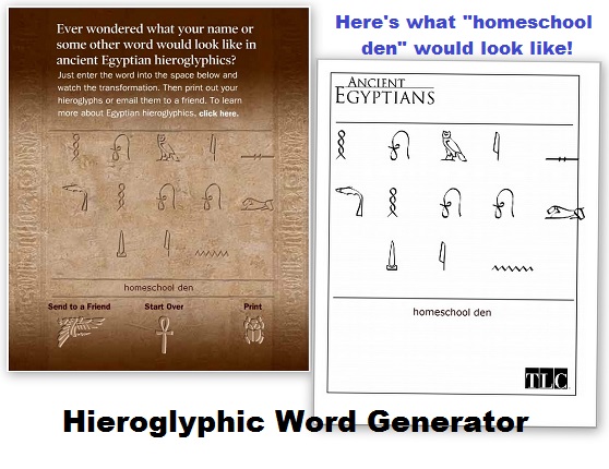 AncientEgypt-hieroglyphic-word-generator
