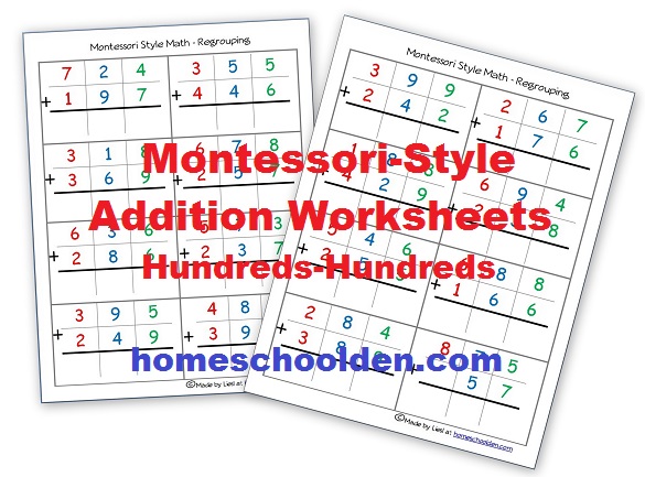 Montessori-Addition-With-Regrouping
