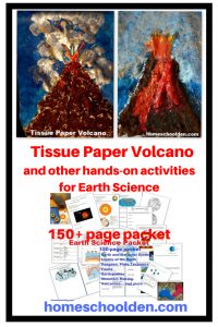 Tissue Paper Volcano - and other Earth Science Activities