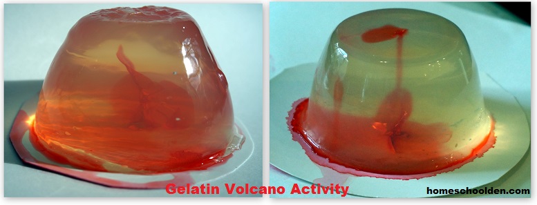 Gelatin Volcano Activity