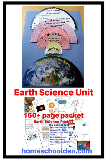Earth Science Unit - Layers of the Earth Plate Movement Earthquakes Volcanoes and more!