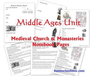 MedievalChurch-Monasteries-Worksheets