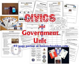 Civics-Government-Unit-45Page-Packet-homeschoolden