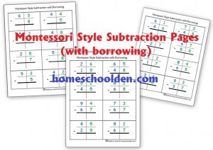 MontessoriSubtraction-Borrowing