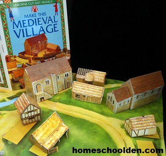 Medieval Village Paper Project for Kids