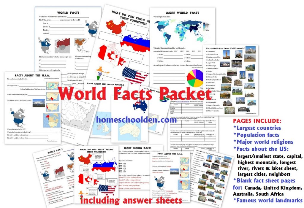 World Facts Packet