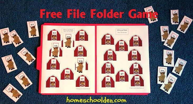 Free-2-letter-word-file-folder-game