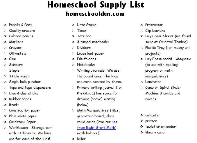 Homeschool-Supply-List-homeschoolden