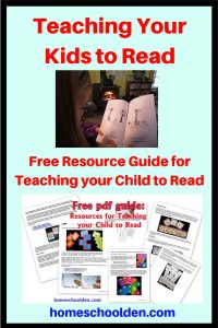 Teaching your child to read