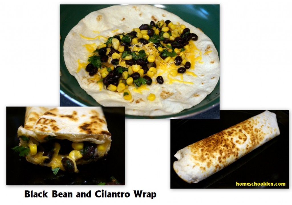 Black-Bean-Cilantro-Wrap