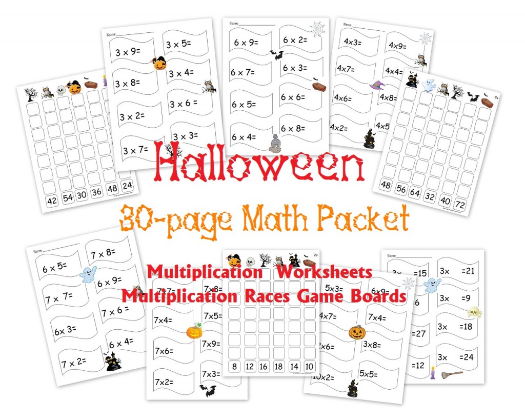 Halloween-Multiplication-Math-Worksheet-Packet