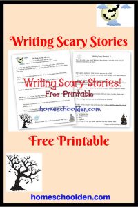 Writing Scary Stories Free Printable