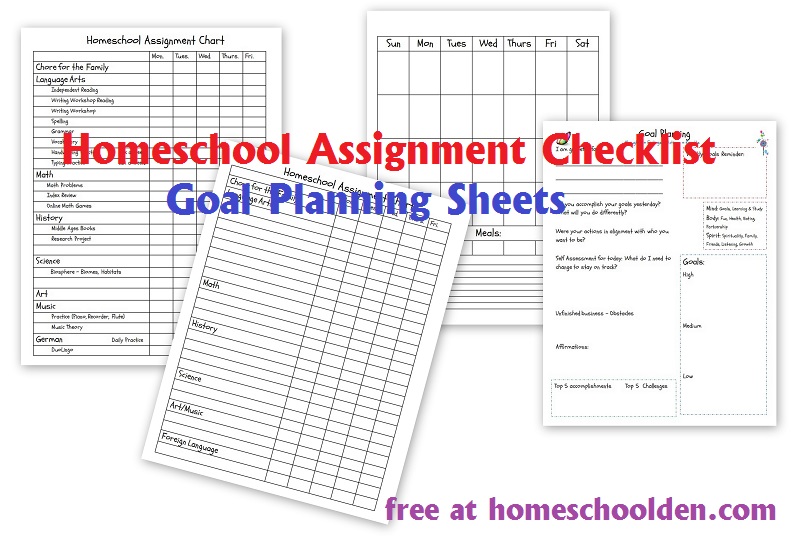 Homeschool-Assignment-Checklist