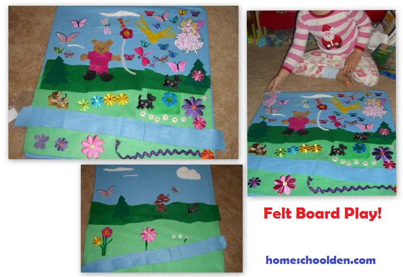 "5 Senses" Children story felt/ flannel board set 