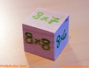 Multiplication-by-8s-Game-Die