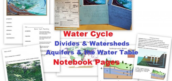 Water Cycle Notebook Pages