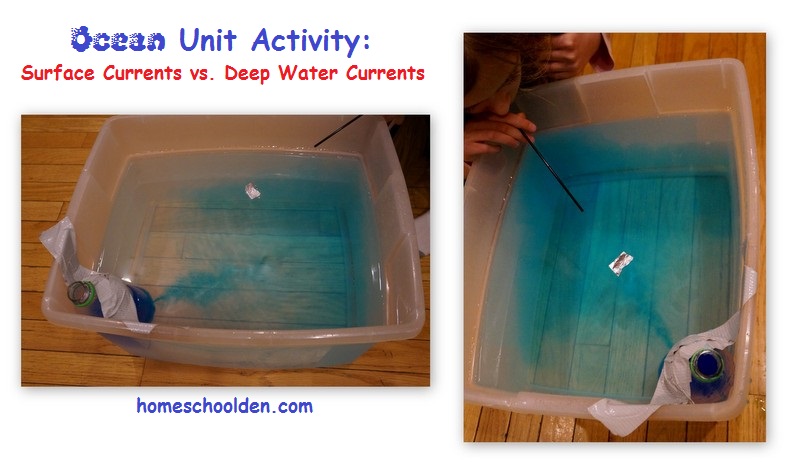 Ocean Activity Currents - Warm and Cold Water Experiment