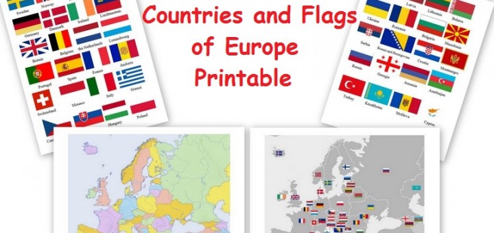 Europe-Countries-Flags-Map-Printable