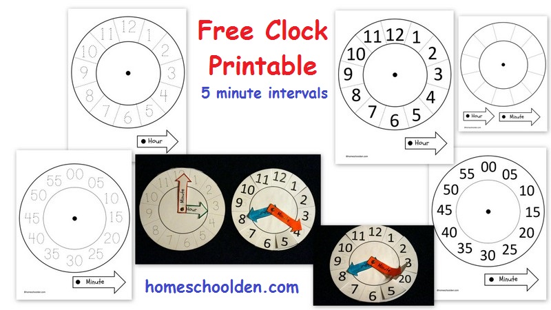 Free-Clock-Printable-5-Minute-Intervals