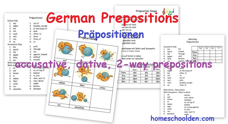 German-Prepositions-Präpositionen