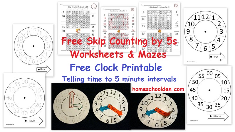 Skip-Counting-by-5s-Free-Clock-Printable-5-minute-interval