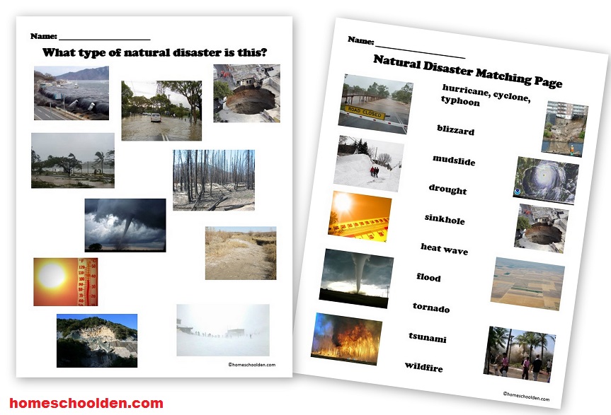 Natural-Disaster-Worksheets