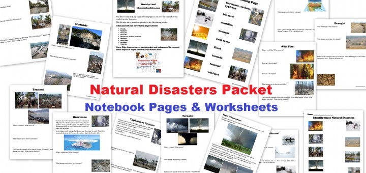 Natural Disasters Worksheets