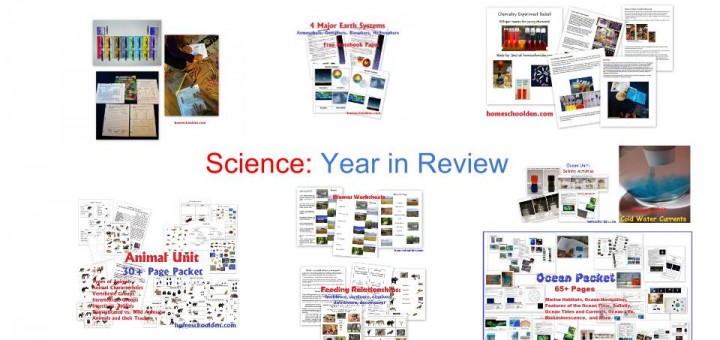Science Homeschool Year in Review
